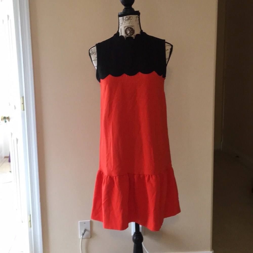 Victoria Beckham Scalloped Dress Work Office S-M